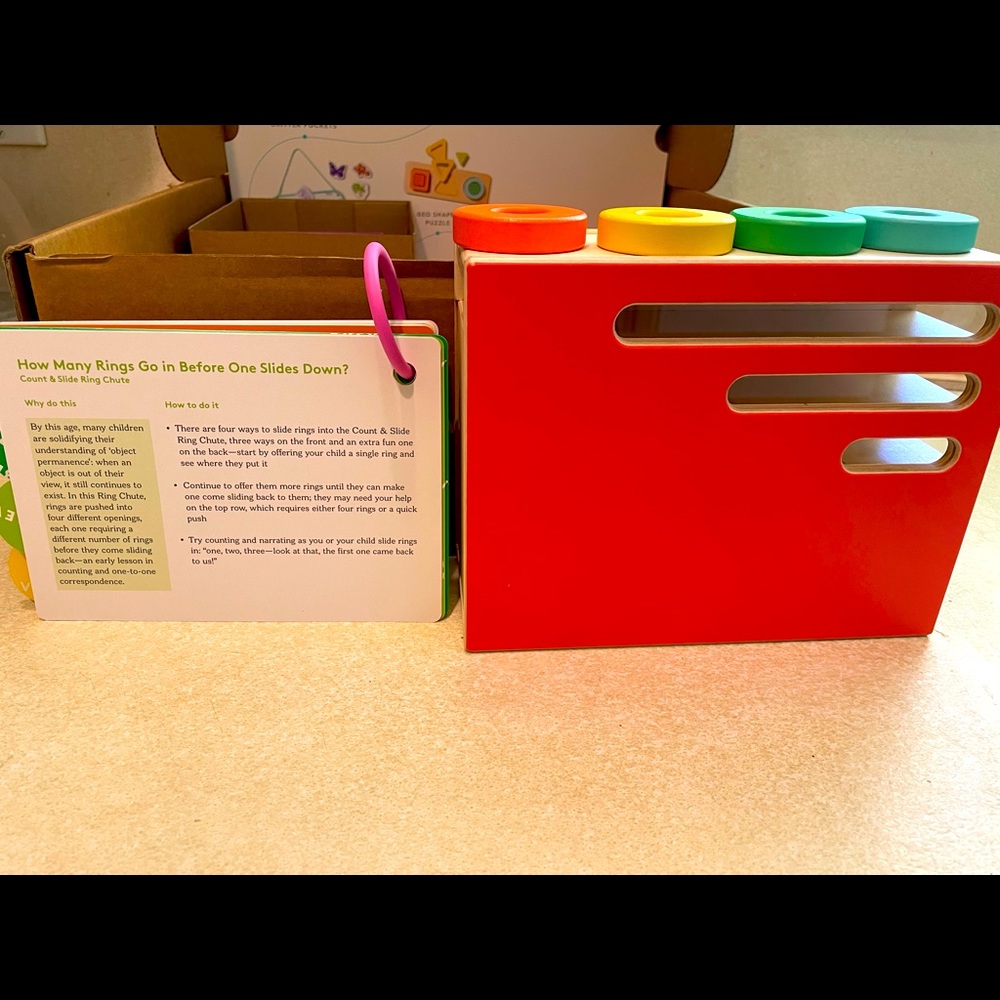 Lovevery Count and Slide Ring Chute